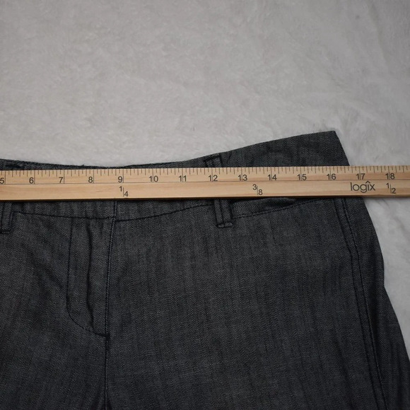 New York & Company Sz 8 Wide Leg Mid Rise Dark Wash Denim Pants 100% Cotton Y2K - Picture 12 of 15